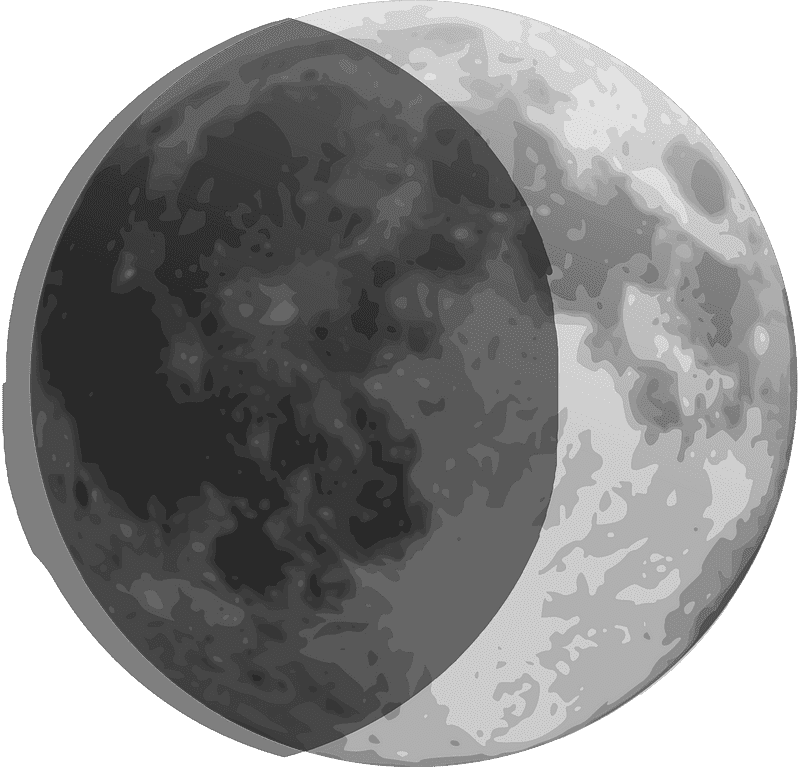 Crescent Moon Clipart Transparent Pictures