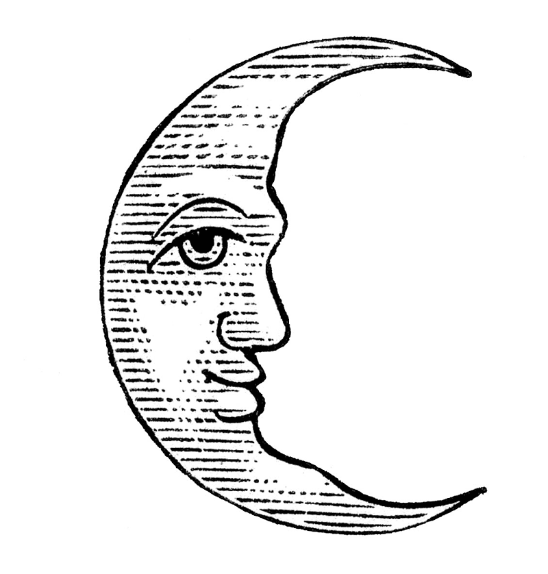 Crescent Moon Clipart for Free