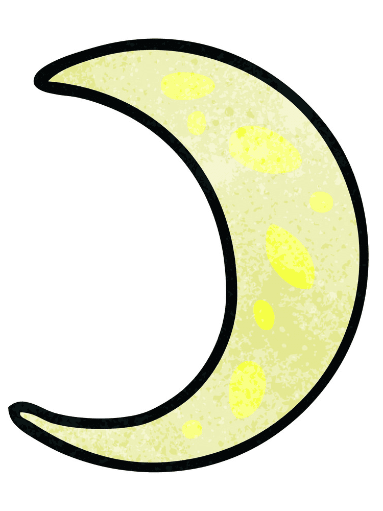 Crescent Moon Free Clipart