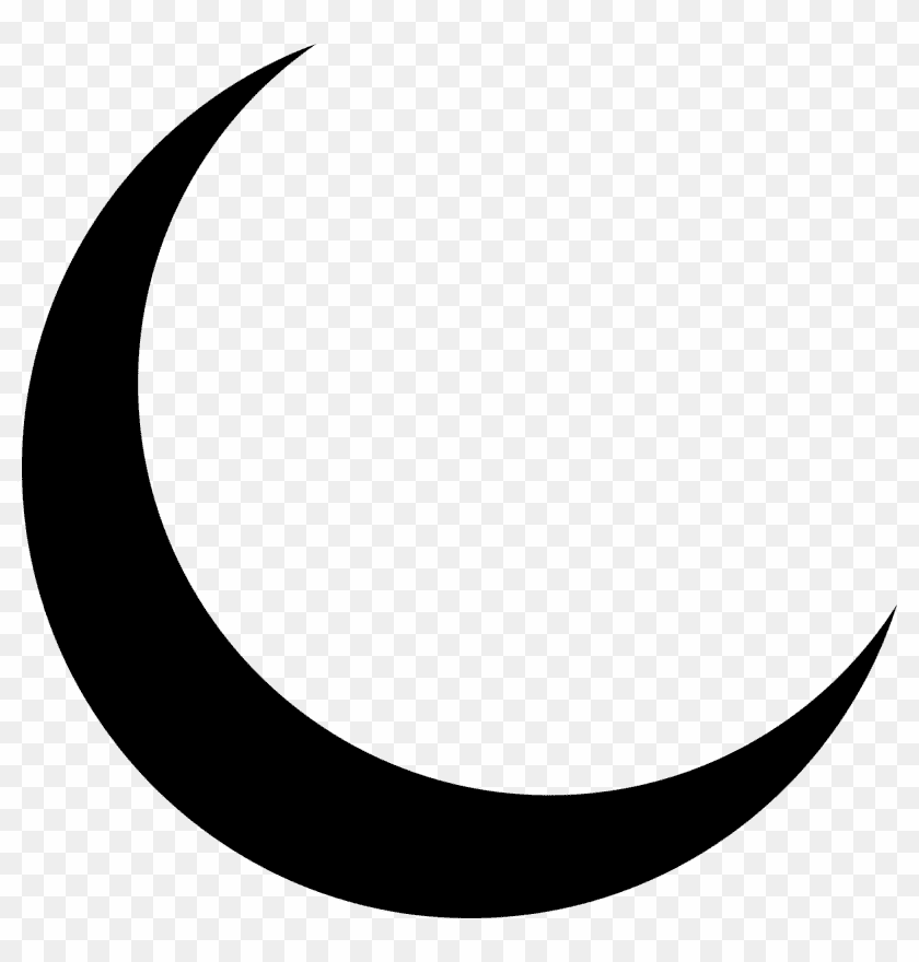 Crescent Moon Silhouette