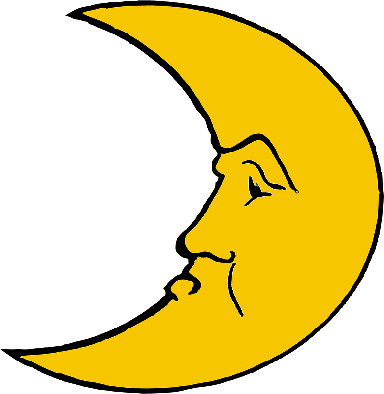Crescent Moon Transparent Clipart