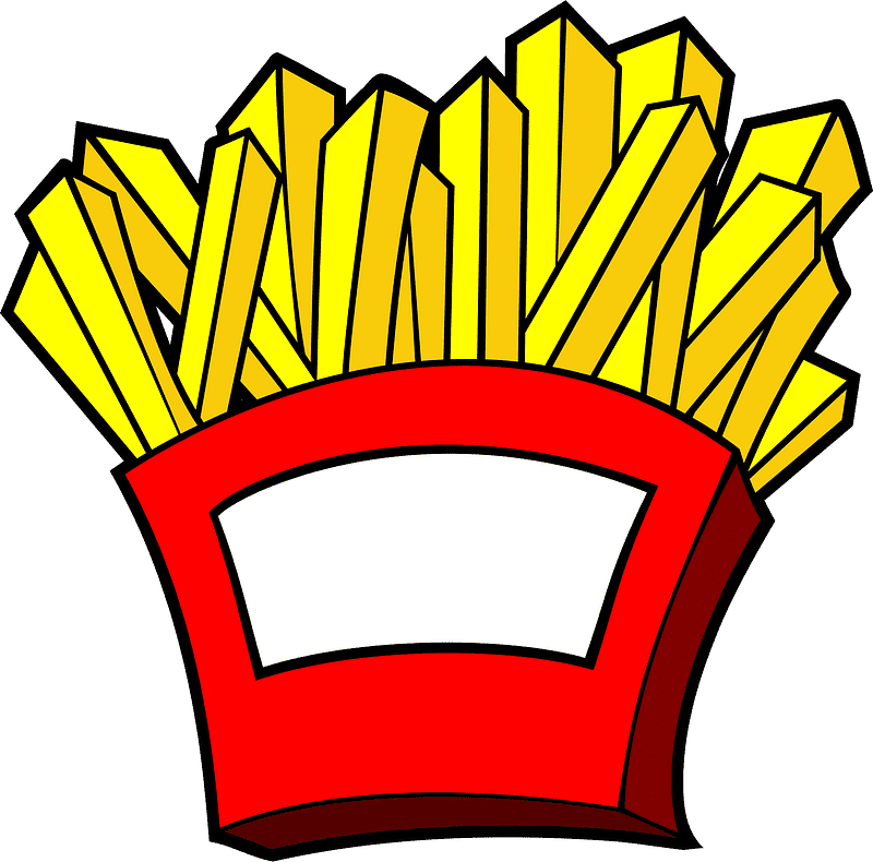 Download French Fries Clipart Transparent