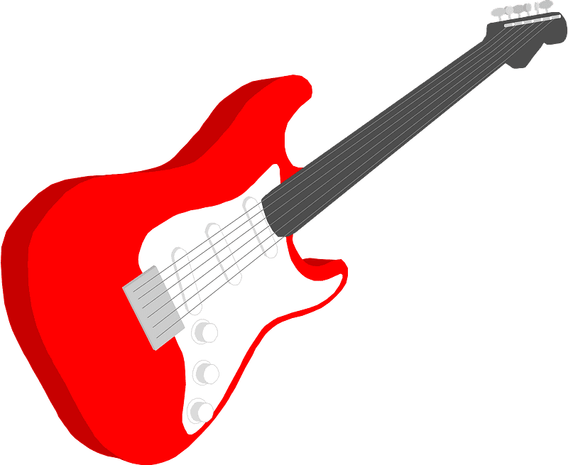 Electric Guitar Clipart Transparent Background