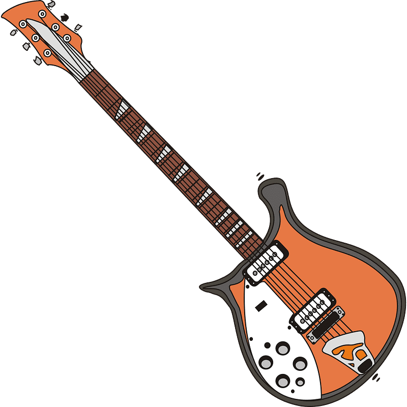 Electric Guitar Transparent Clipart