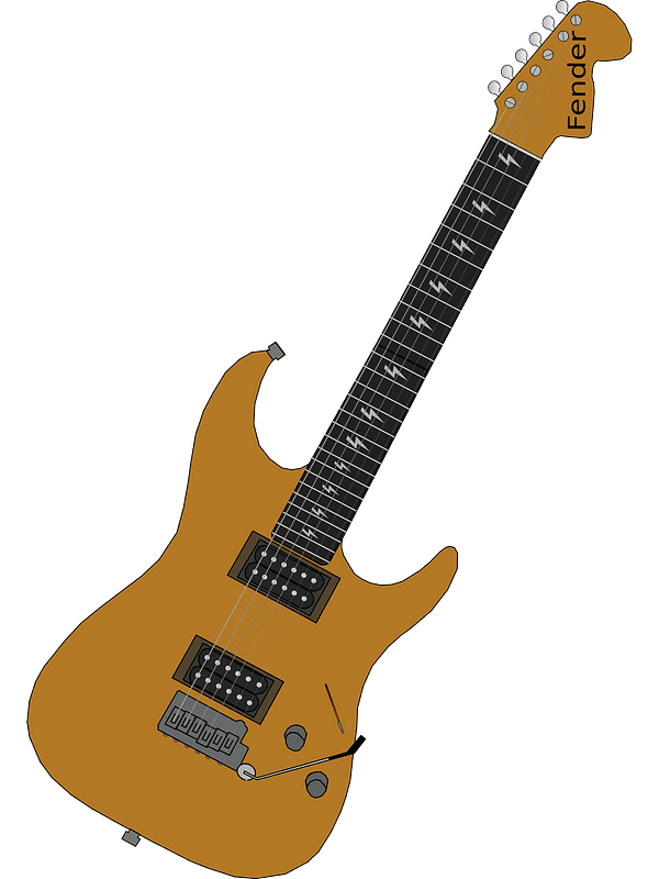 Electric Guitar Transparent Image