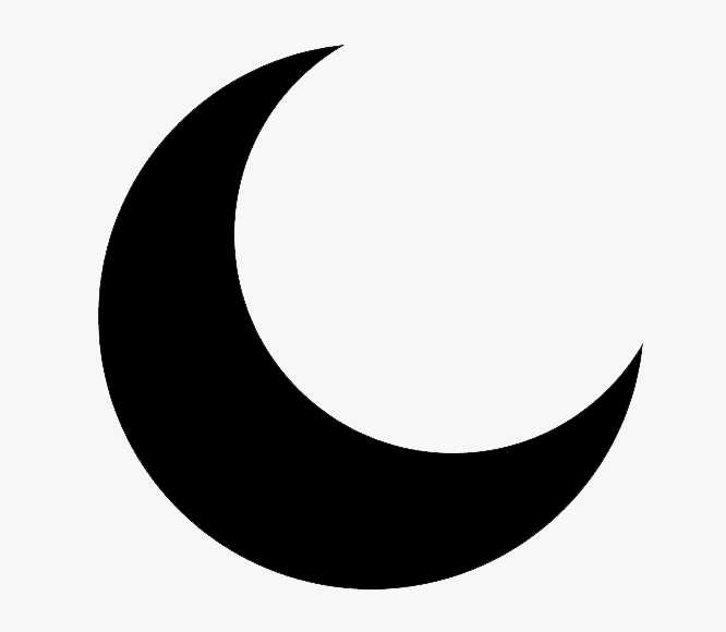 Free Crescent Moon Silhouette