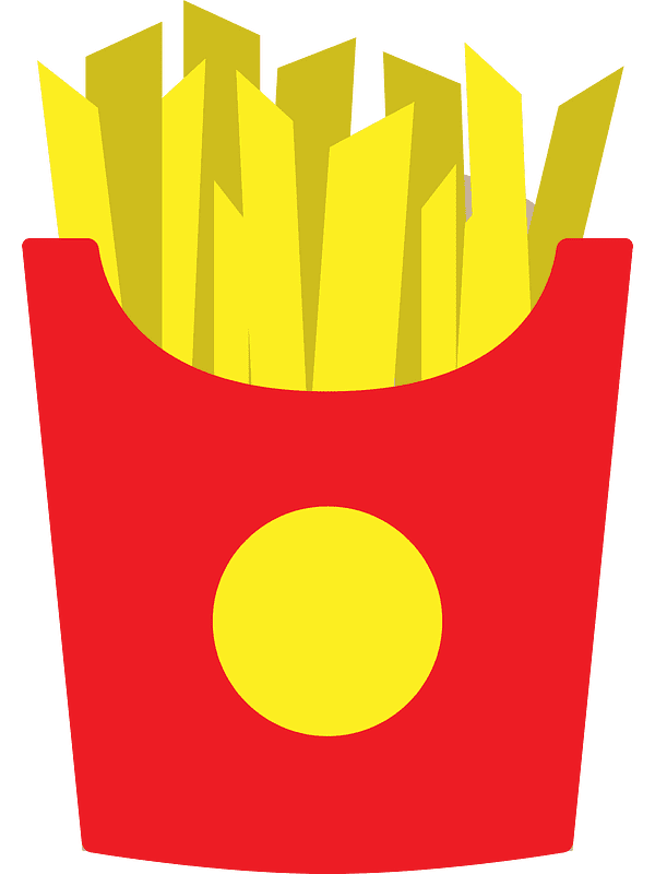 Free French Fries Clipart Transparent