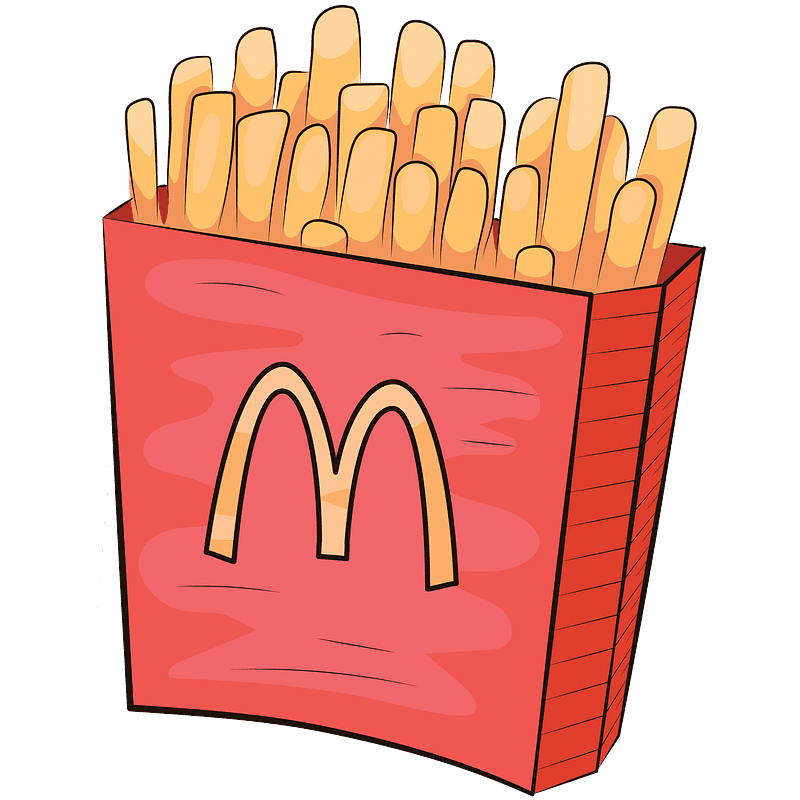 French Fries Clipart Transparent Free