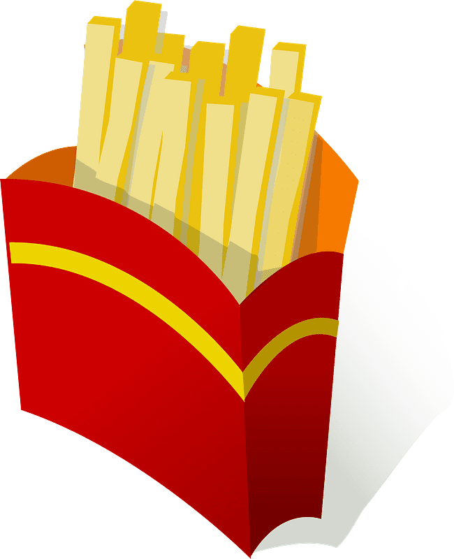 French Fries Clipart Transparent Image
