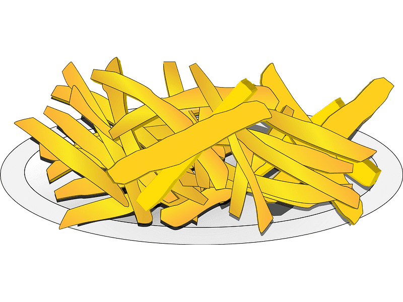 French Fries Clipart Transparent Images