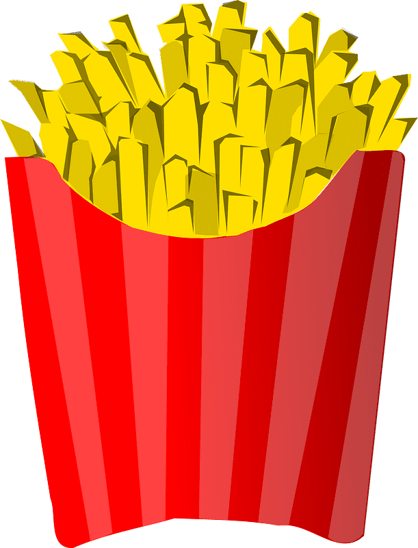 French Fries Transparent Clipart