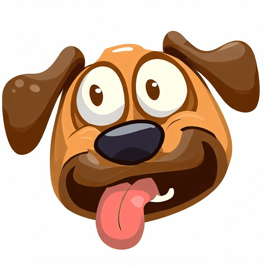 Funny Dog Face Clipart Png