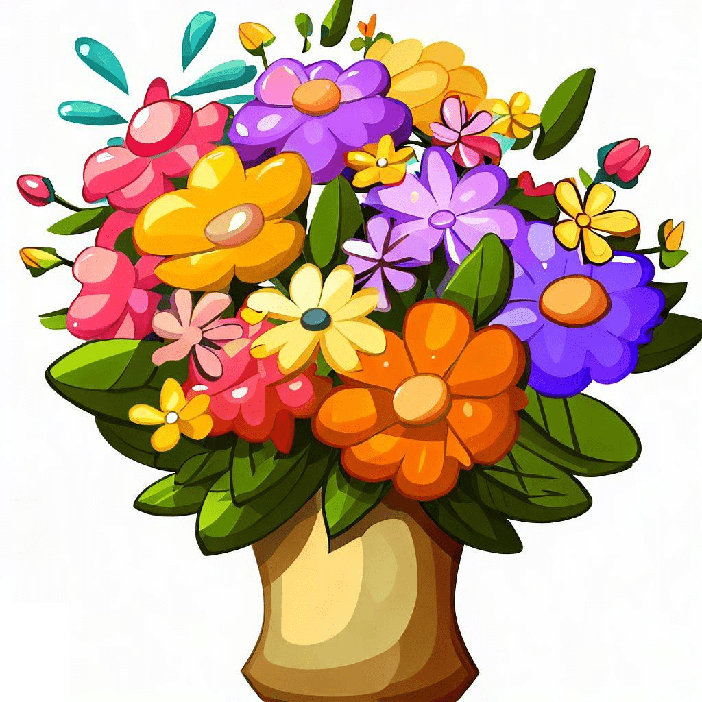 Bouquet of Flowers Clipart