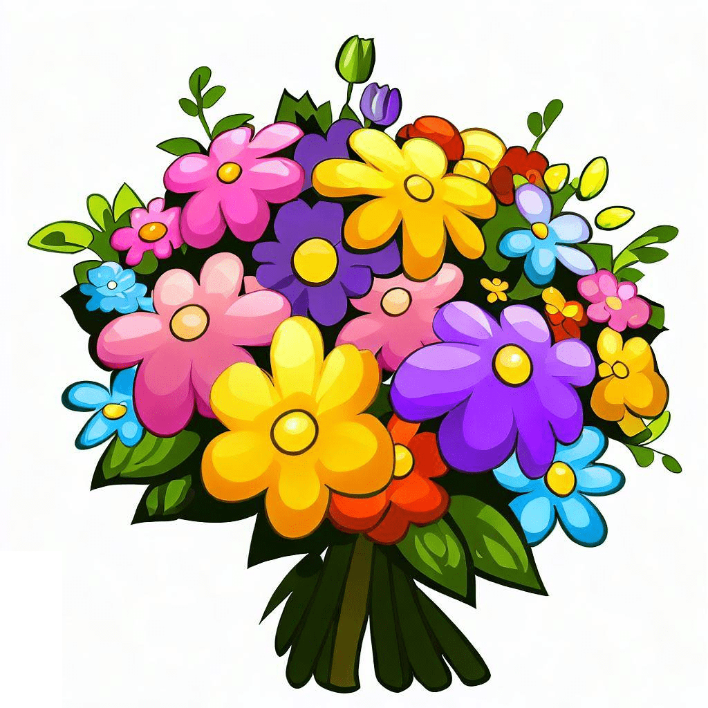 Bouquet of Flowers Png Clipart