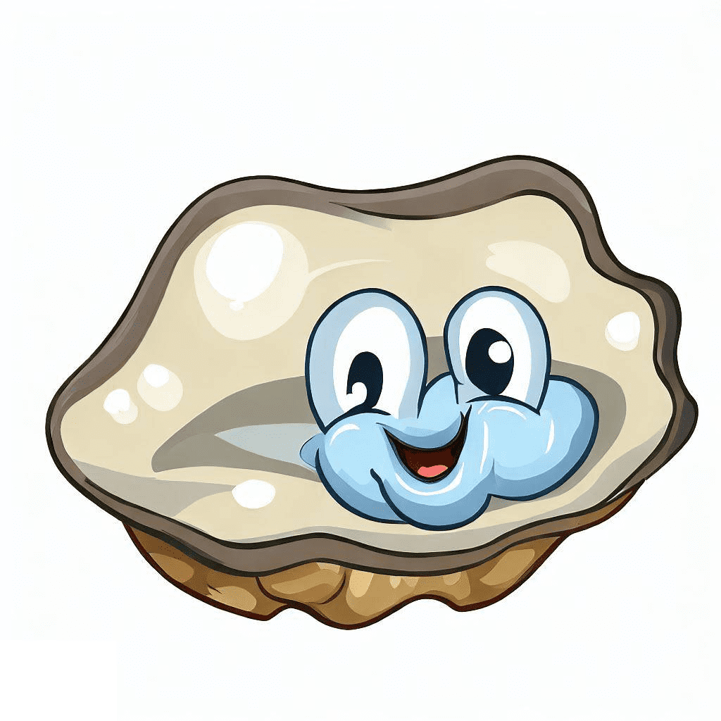 Clipart Cute Oyster
