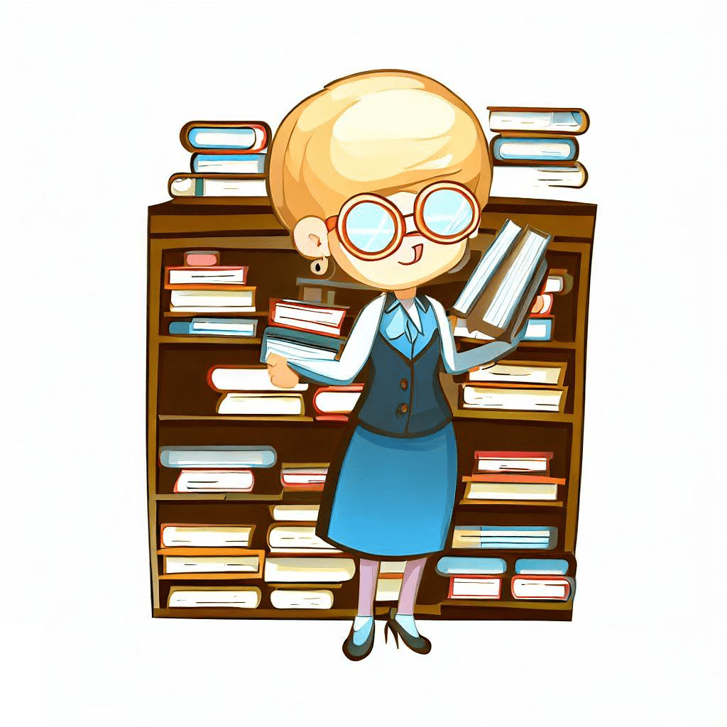 Clipart Librarian Png