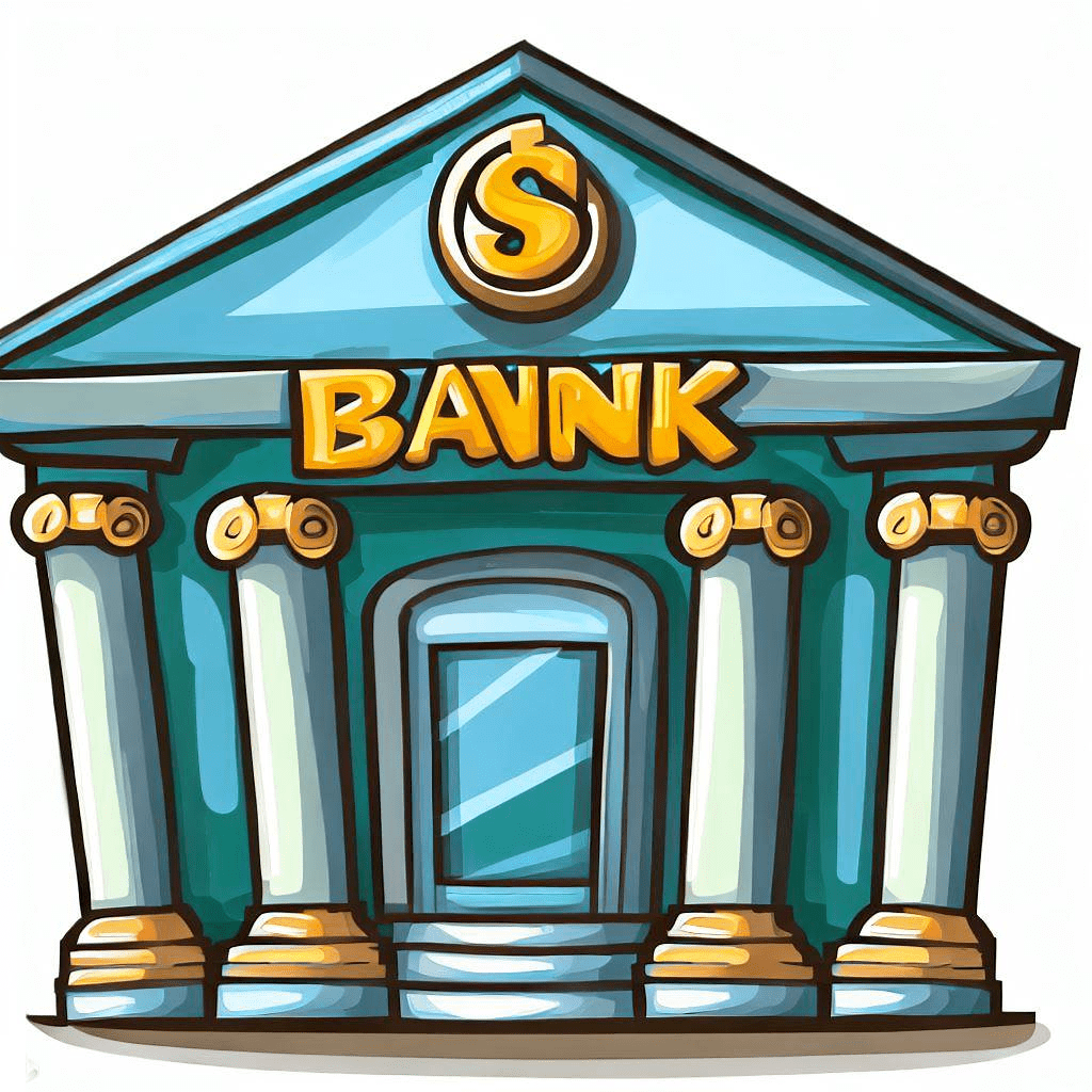 Clipart of Bank