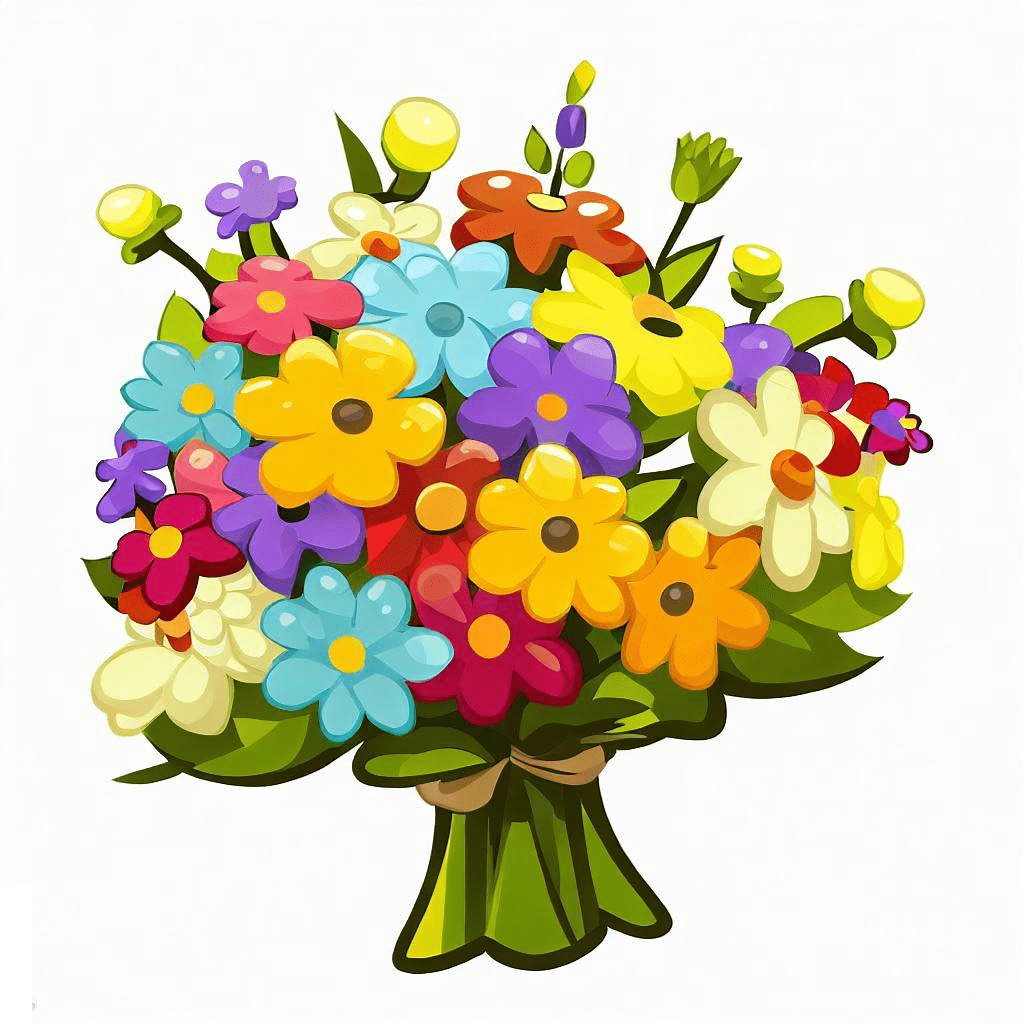 Clipart of Flower Bouquet