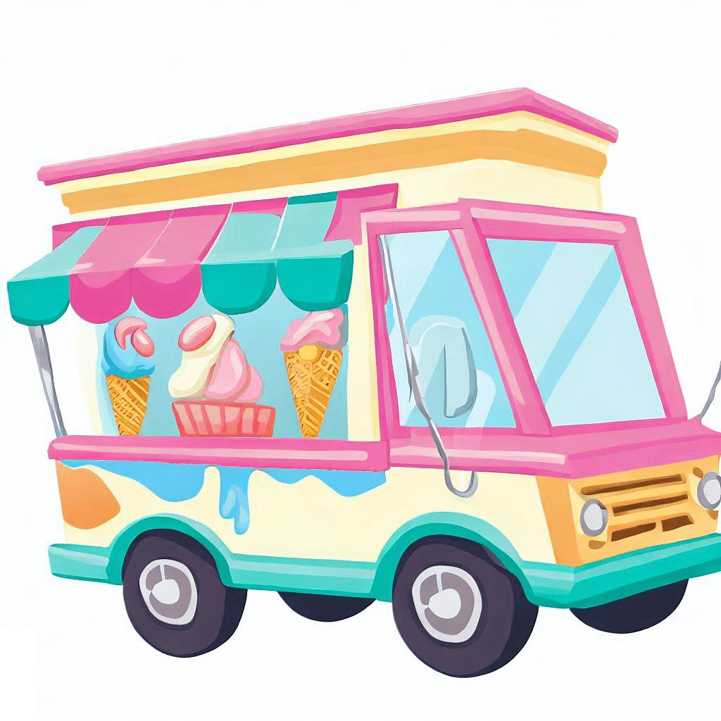 Clipart of Ice Cream Truck