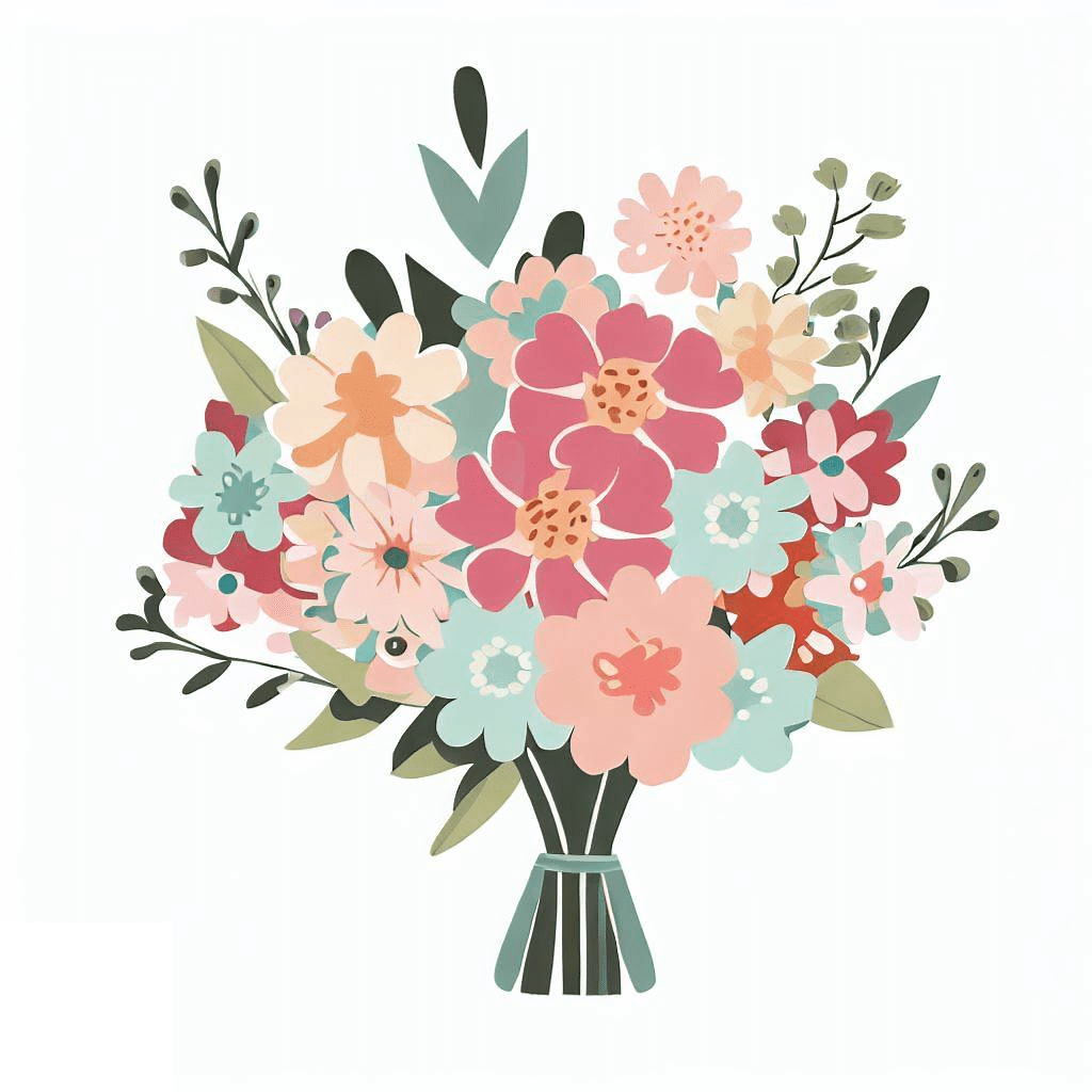 Flower Bouquet Clipart Image