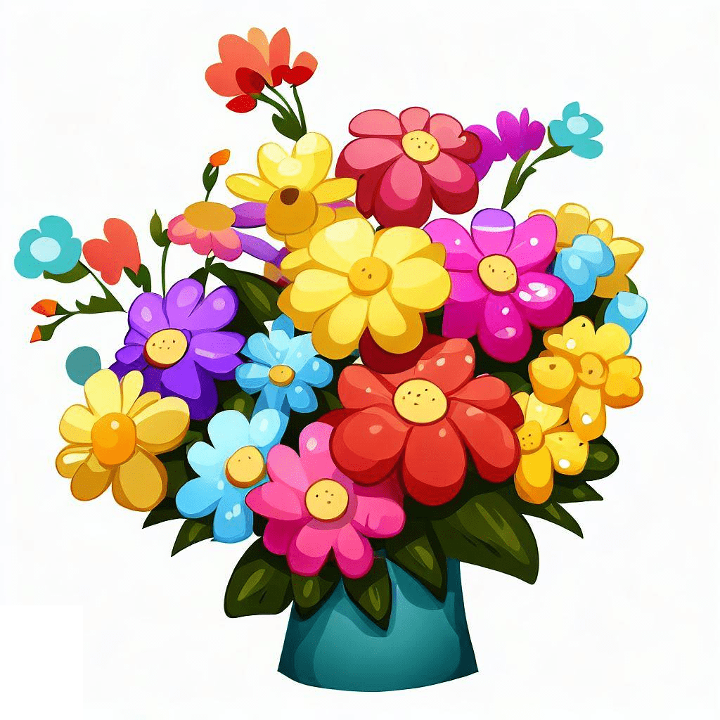 Flower Bouquet Clipart Png Free