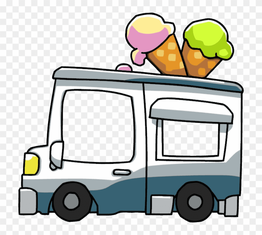 Funny Ice Cream Truck Clipart