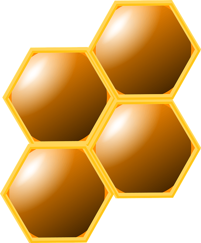 Honeycomb Clipart Transparent