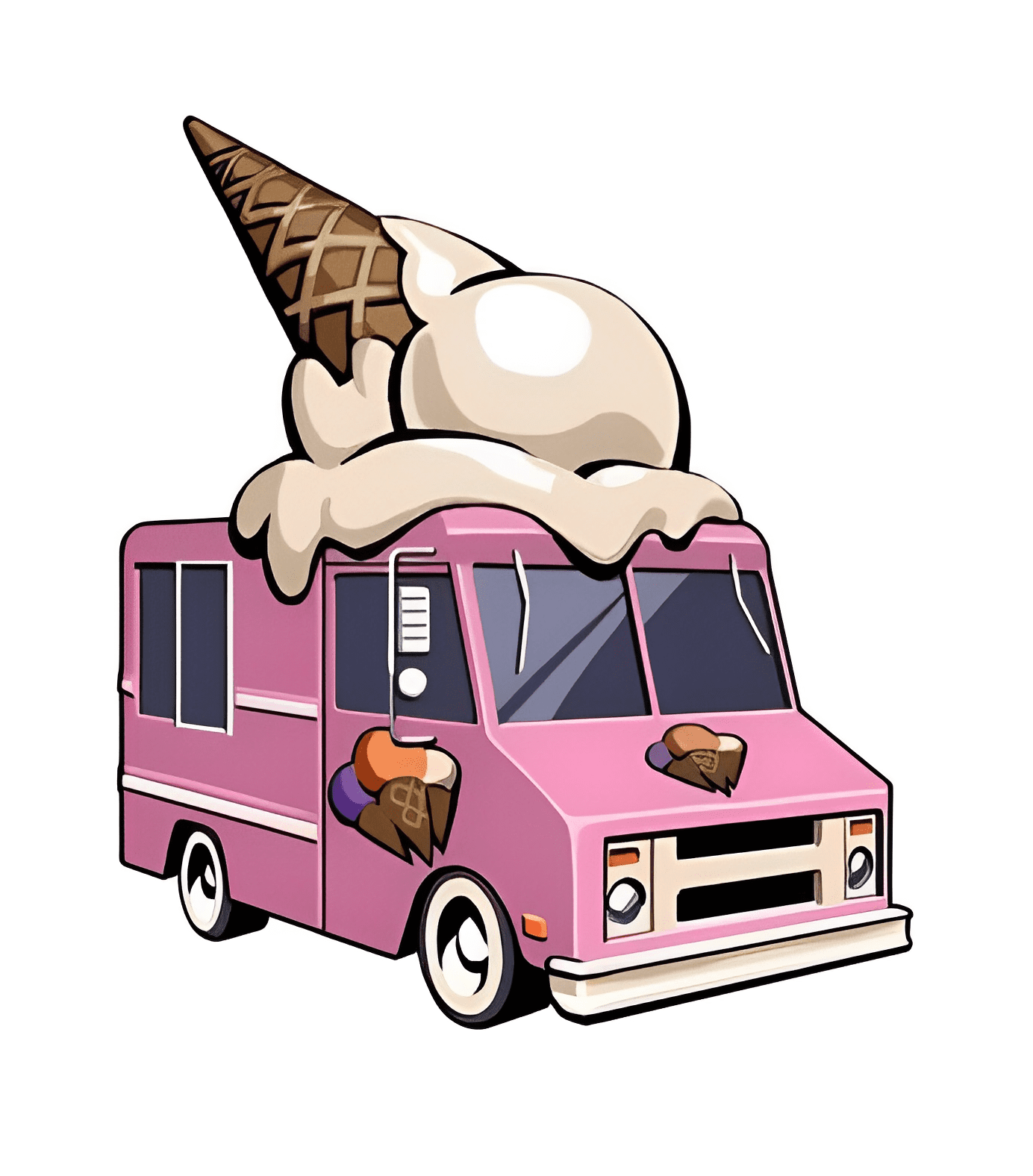 Ice Cream Truck Clipart Free Image