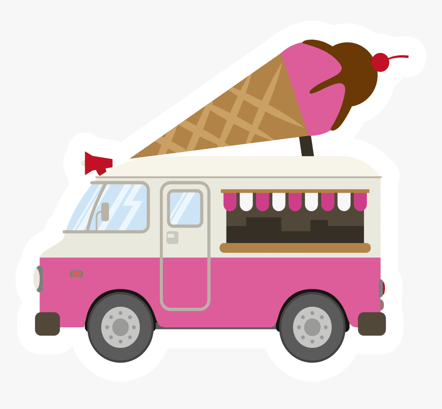 Ice Cream Truck Clipart Free Picture