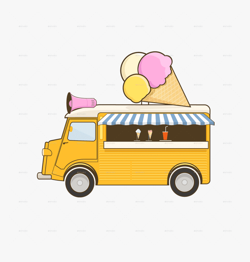 Ice Cream Truck Clipart Free Pictures