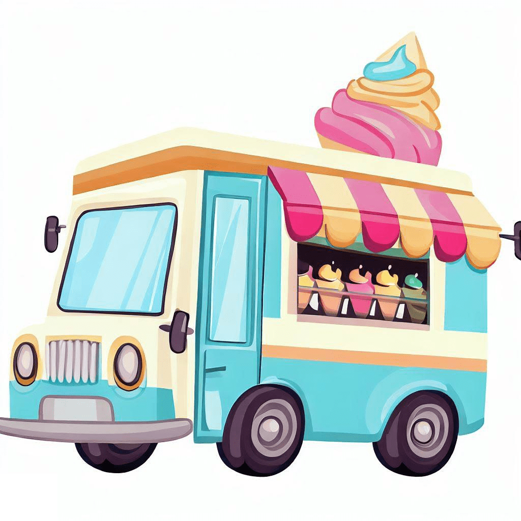 Ice Cream Truck Clipart Image