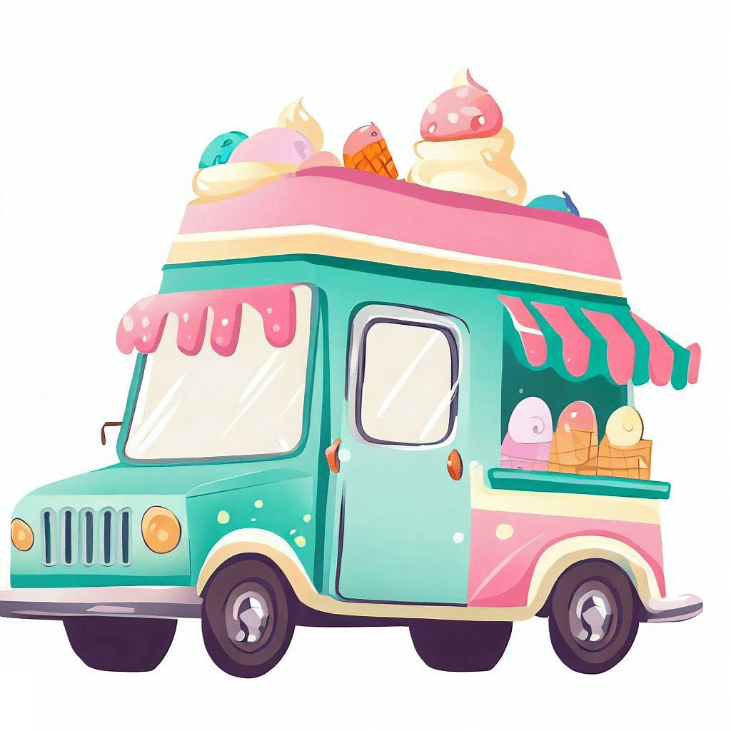 Ice Cream Truck Clipart Images