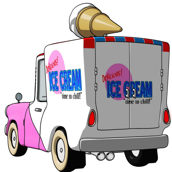 Ice Cream Truck Clipart Photo