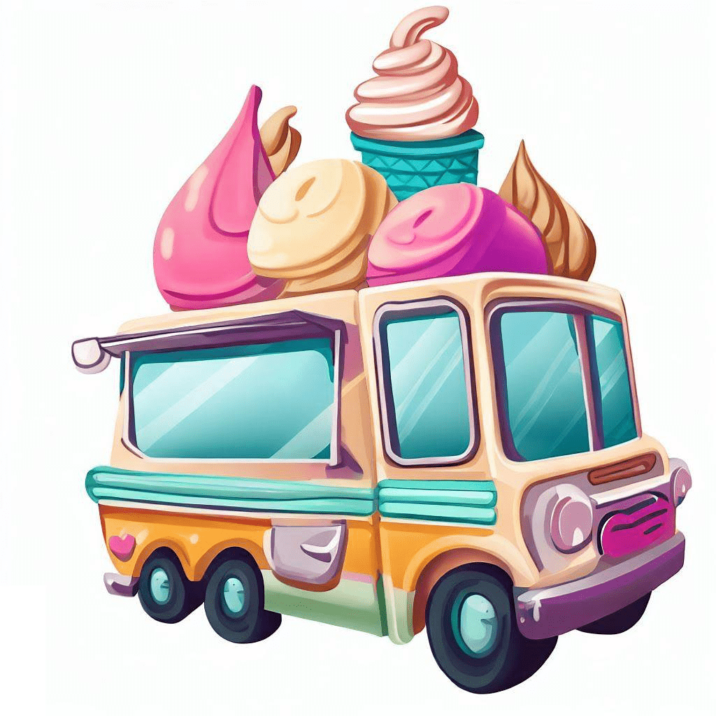 Ice Cream Truck Clipart Picture