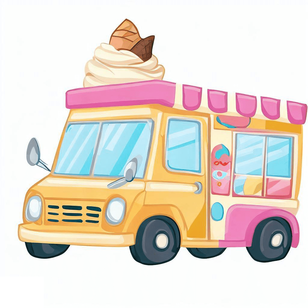 Ice Cream Truck Clipart Pictures