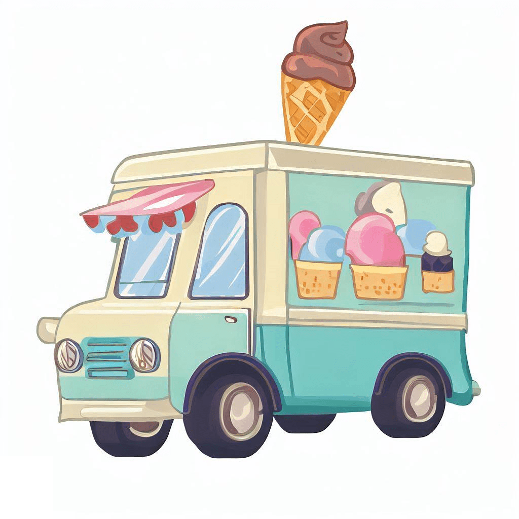Ice Cream Truck Clipart Png For Free