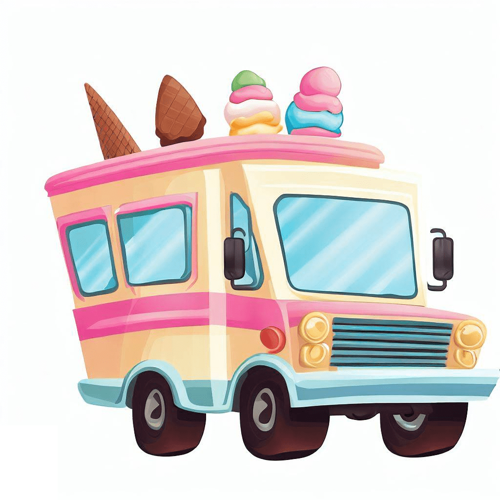 Ice Cream Truck Clipart Png Images