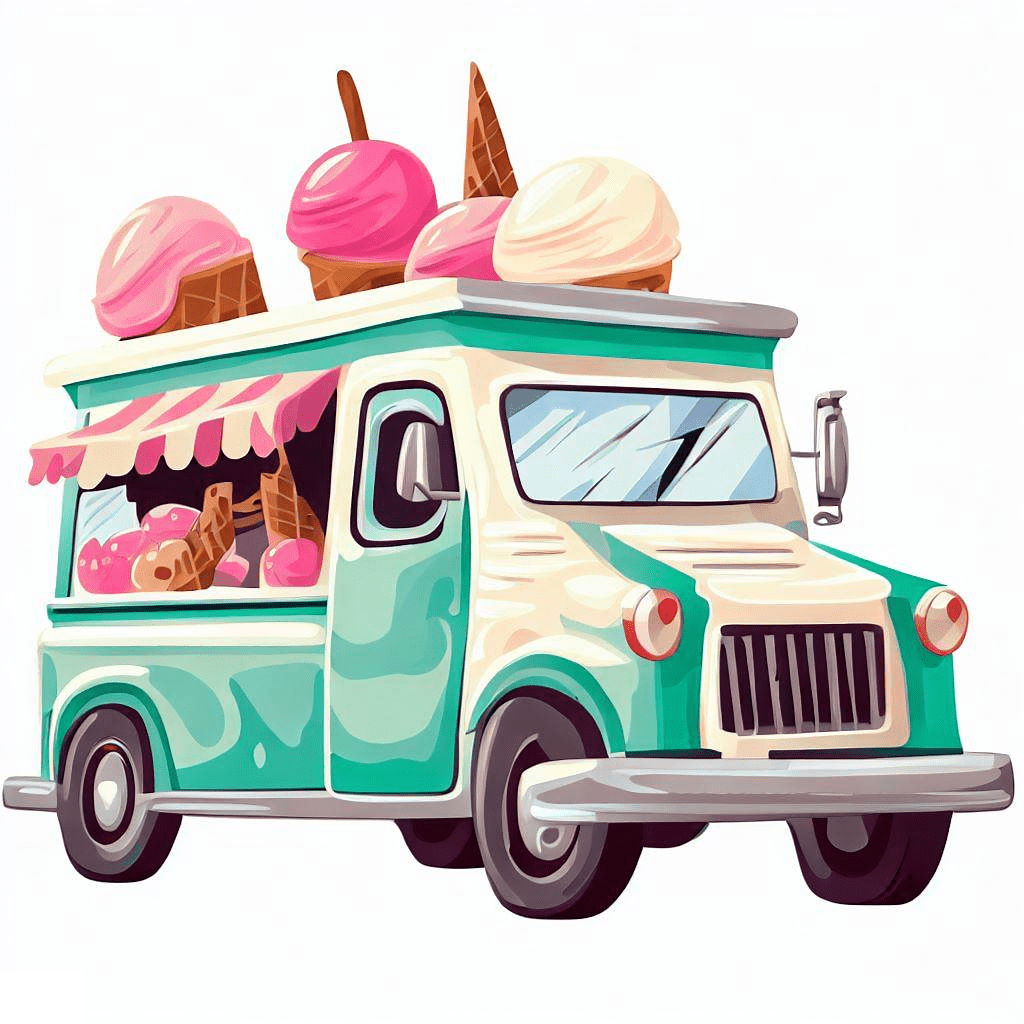 Ice Cream Truck Clipart Png Photo