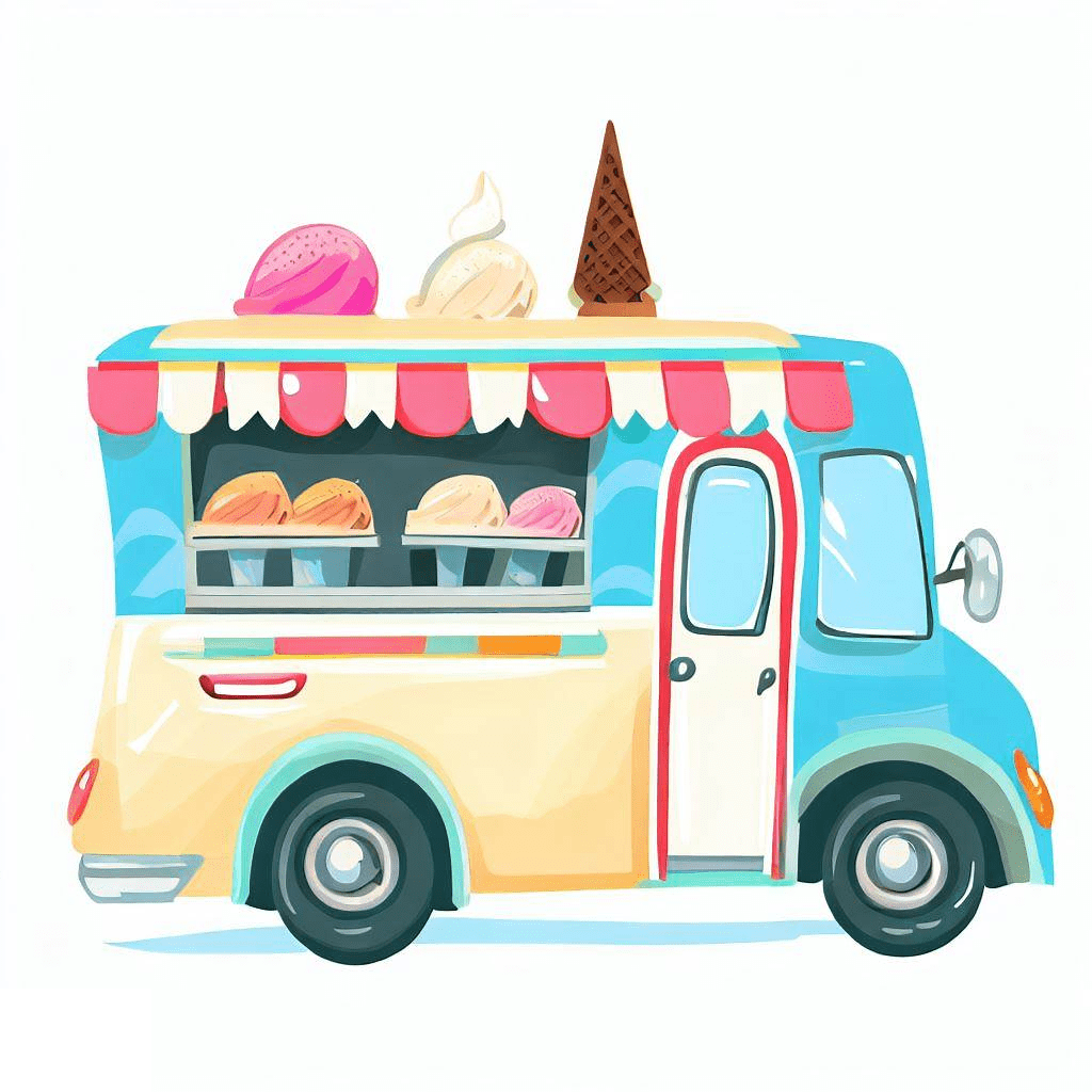 Ice Cream Truck Clipart Png Pictures