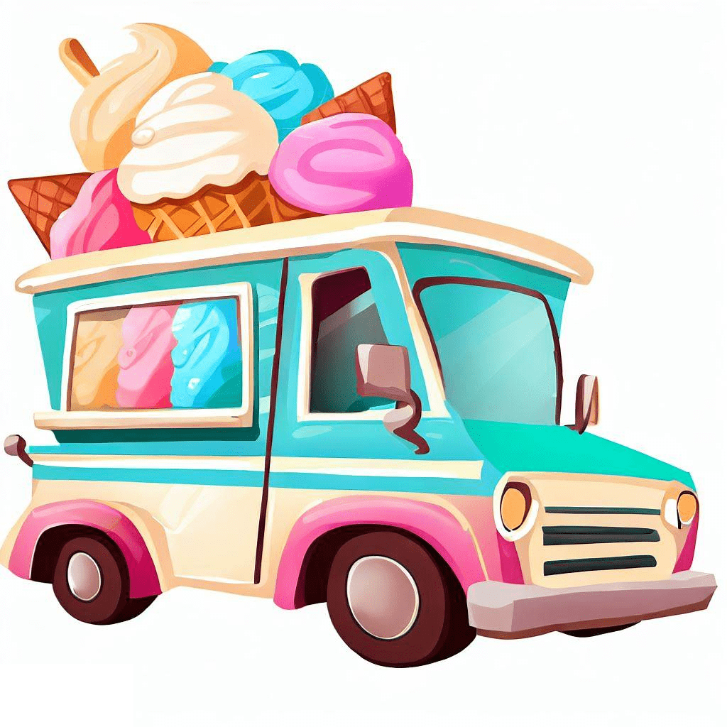 Ice Cream Truck Png Clipart