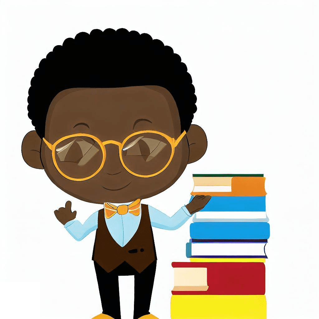 Little Librarian Clipart
