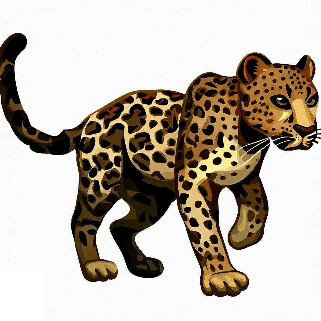 A Leopard Clipart
