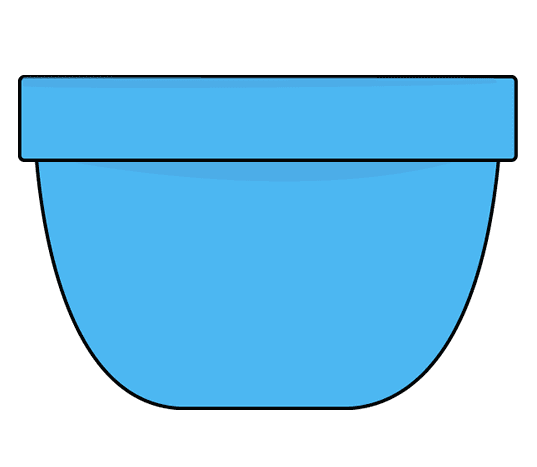Blue Bowl Clipart
