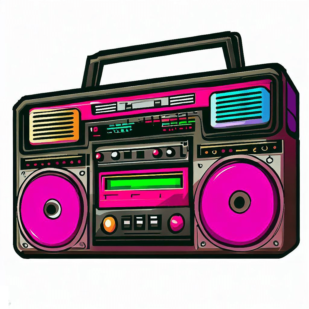 Boombox Clipart Free Picture