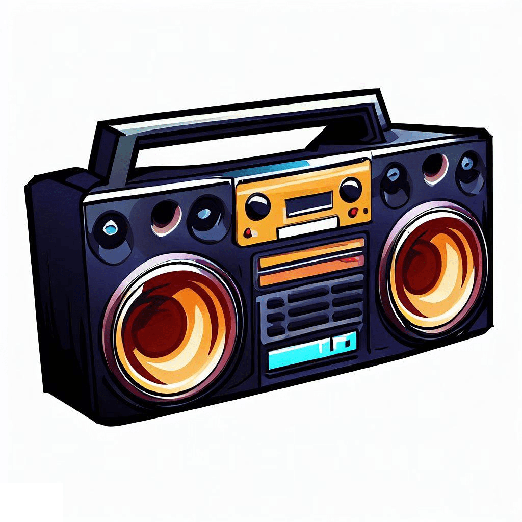 Boombox Clipart Free