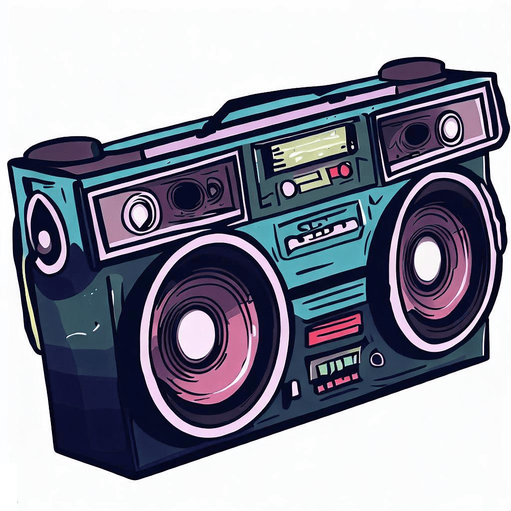 Boombox Clipart Pictures