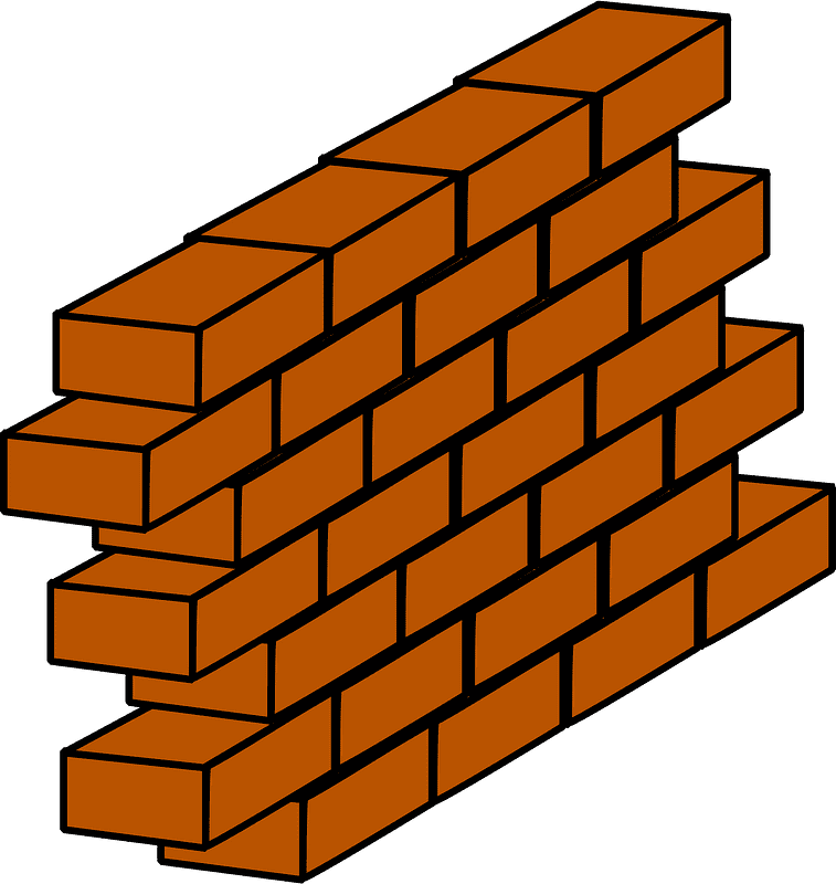 Brick Wall Transparent Clip Art