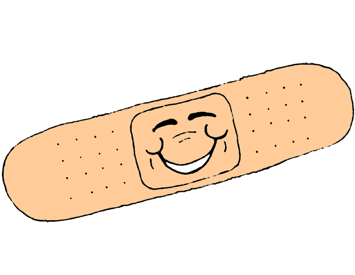 Cartoon Band Aid Clipart