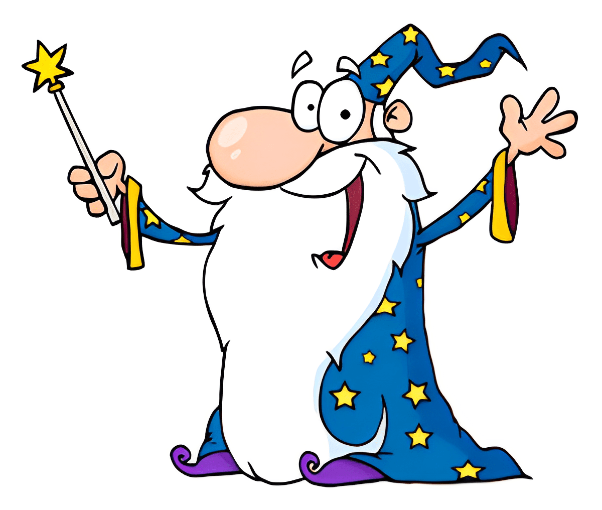 Cartoon Wizard Clipart