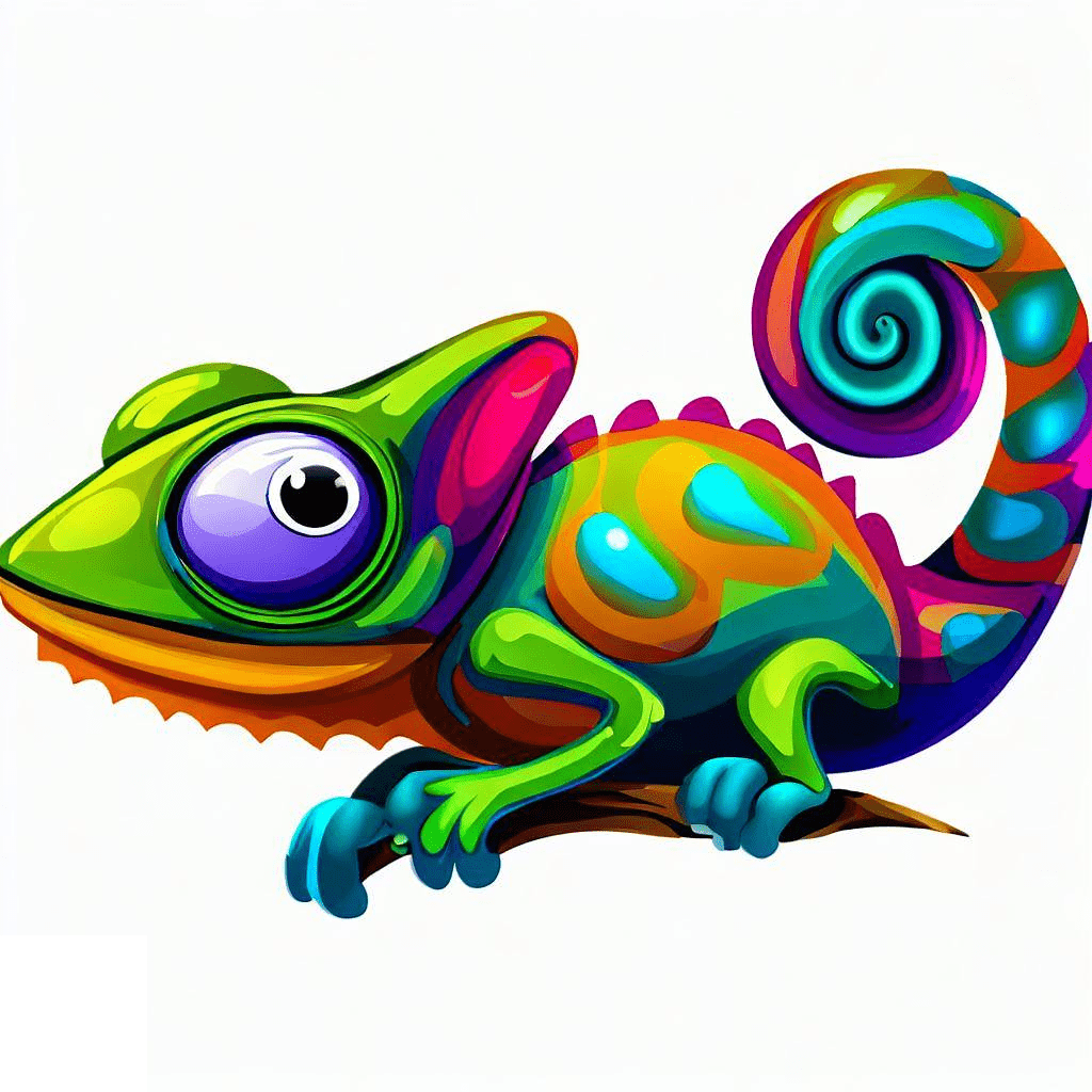 Chameleon Clip Art Images